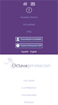 Mobile Screenshot of octavageneracion.com